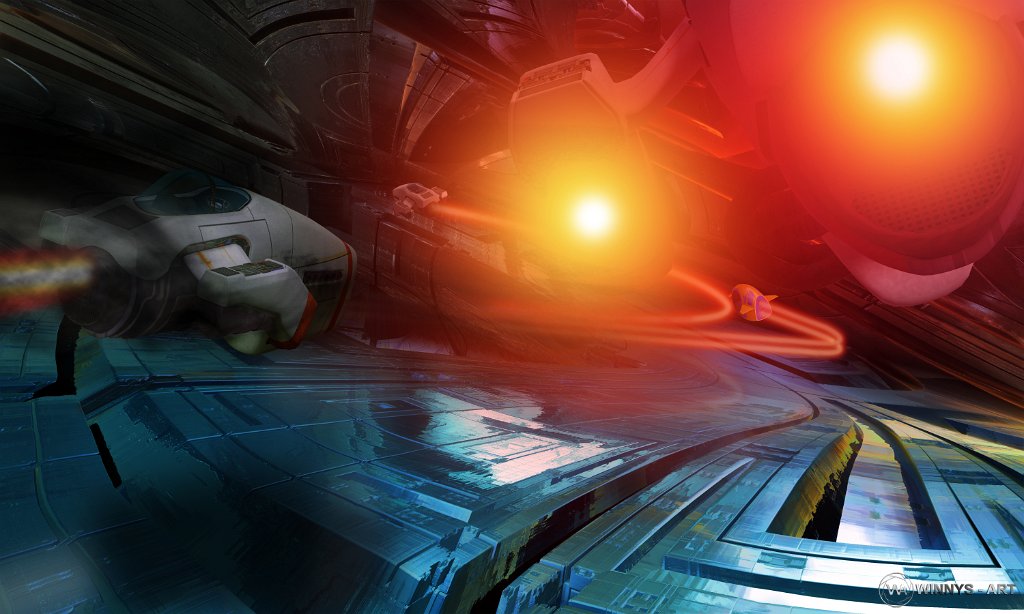 Race I – futuristisches Composing von Klaus Windolph